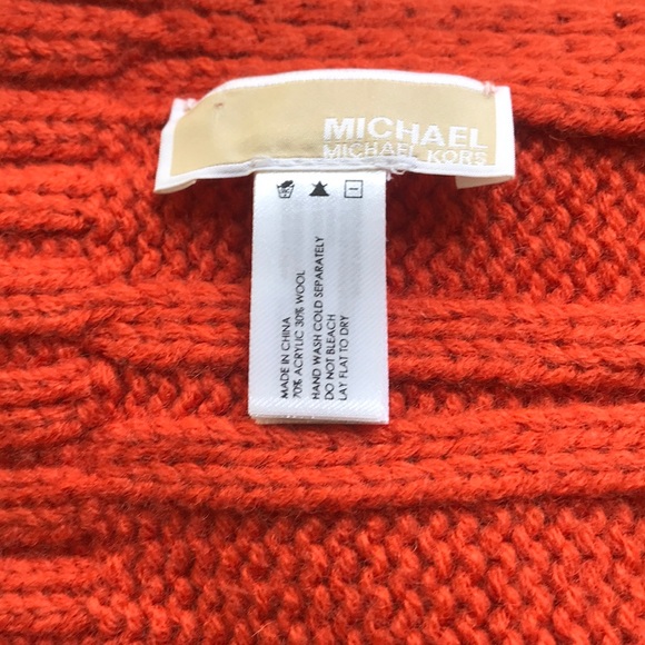 Michael Kors Scarf Burnt Orange - Picture 3 of 6